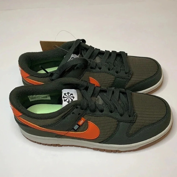 Nike Dunk Sneakers Low Retro Next Nature Sequoia Olive Sneakers 6.5 New - Picture 2 of 13